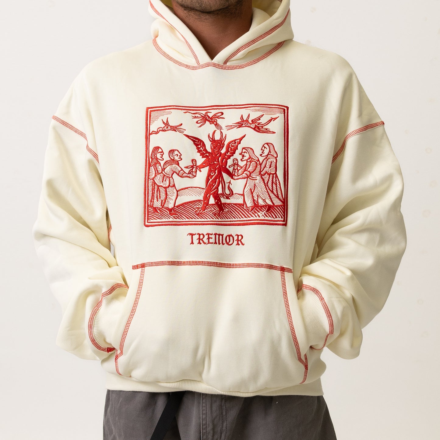 Witchcraft Hoodie Cream